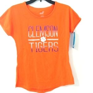 CLEMSON TIGERS GIRLS GRAPHIC TEE SIZE 10-12 NWT
